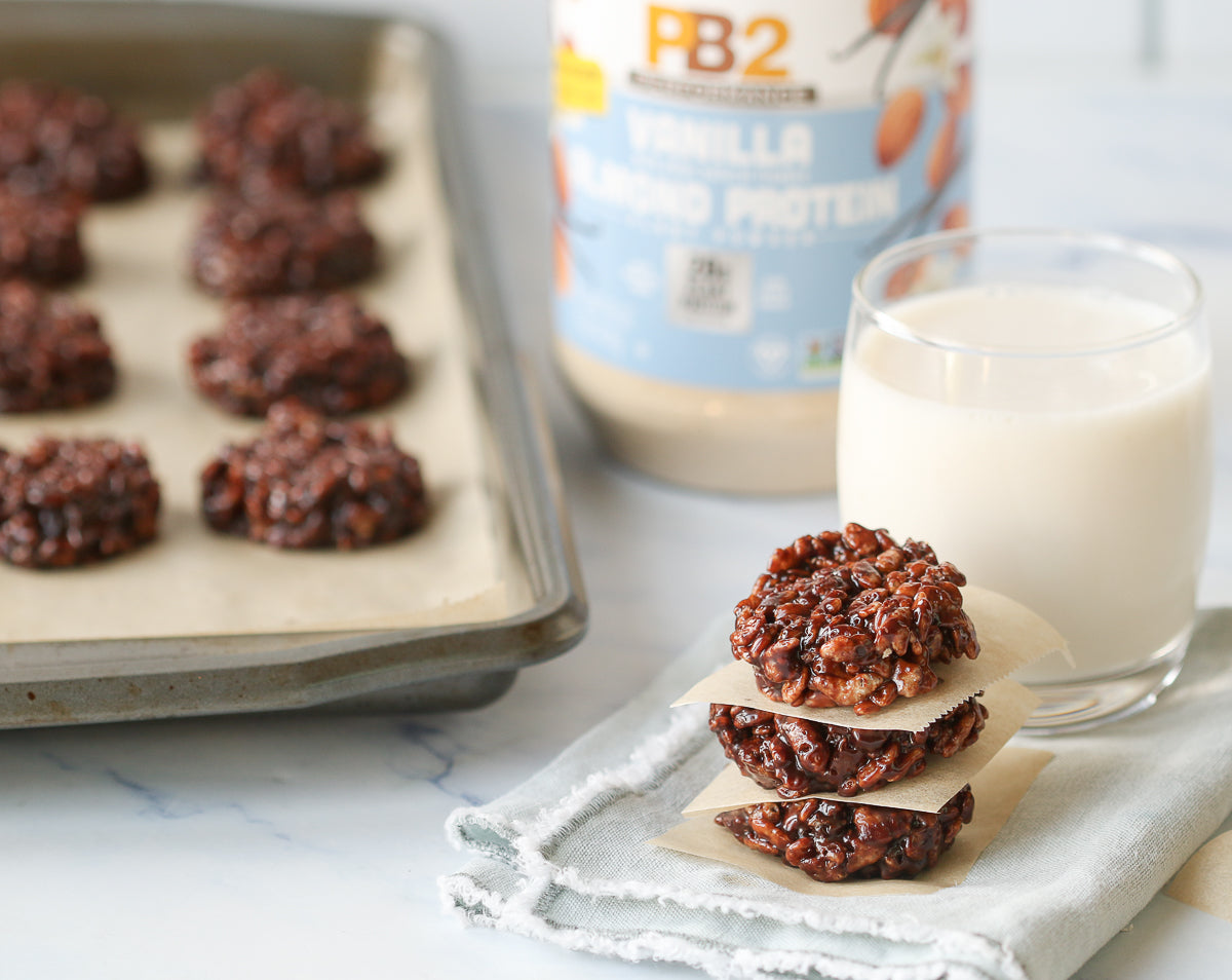 Protein-Packed No-Bake Cocoa Almond Cookies