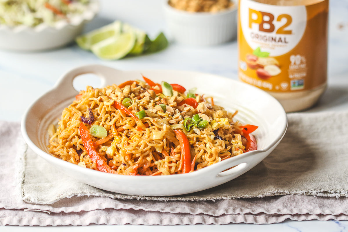 Spicy Peanut Ramen Stir-Fry