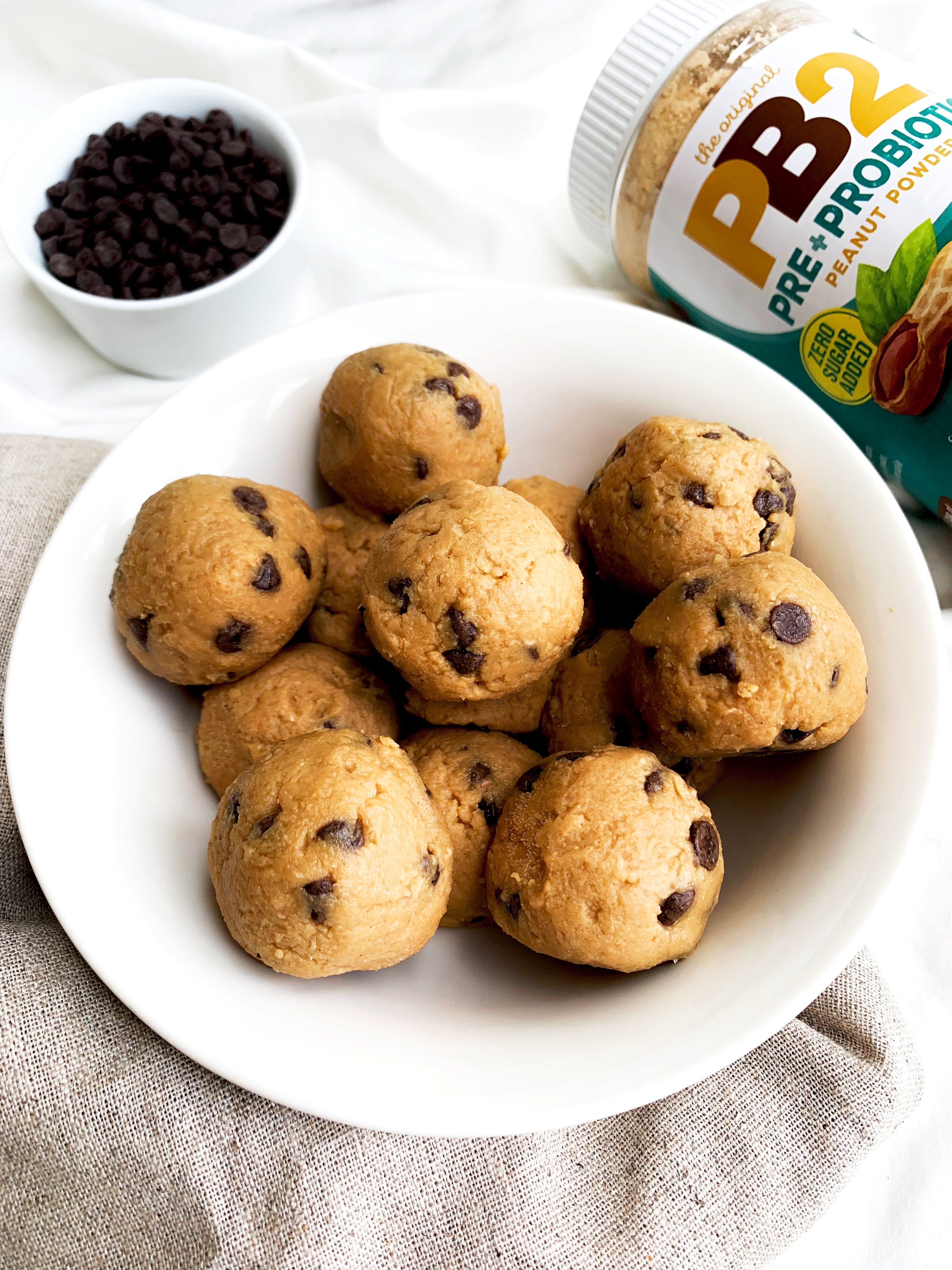 Chocolate Chip Cookie Dough Balls