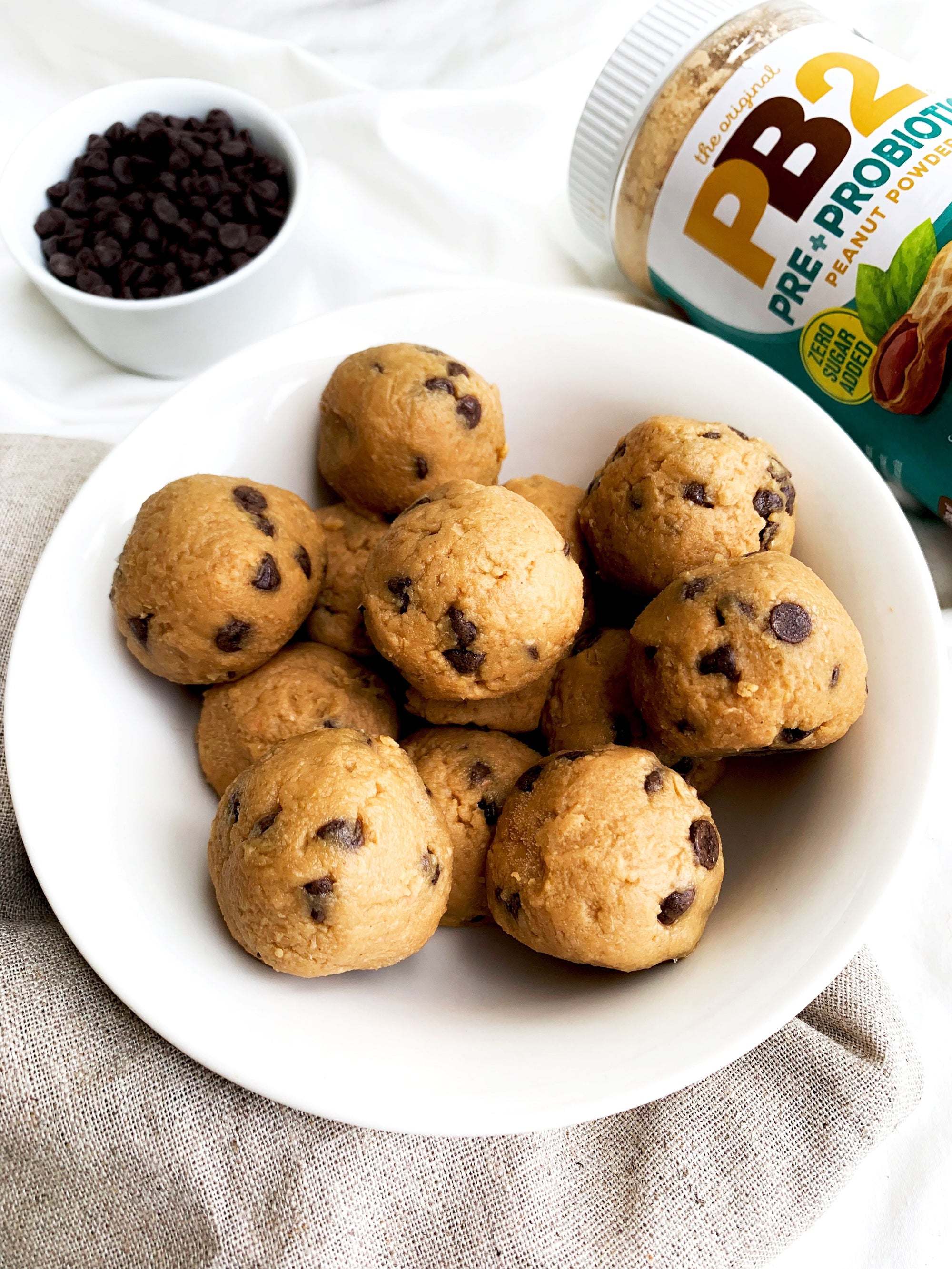 Chocolate Chip Cookie Dough Balls