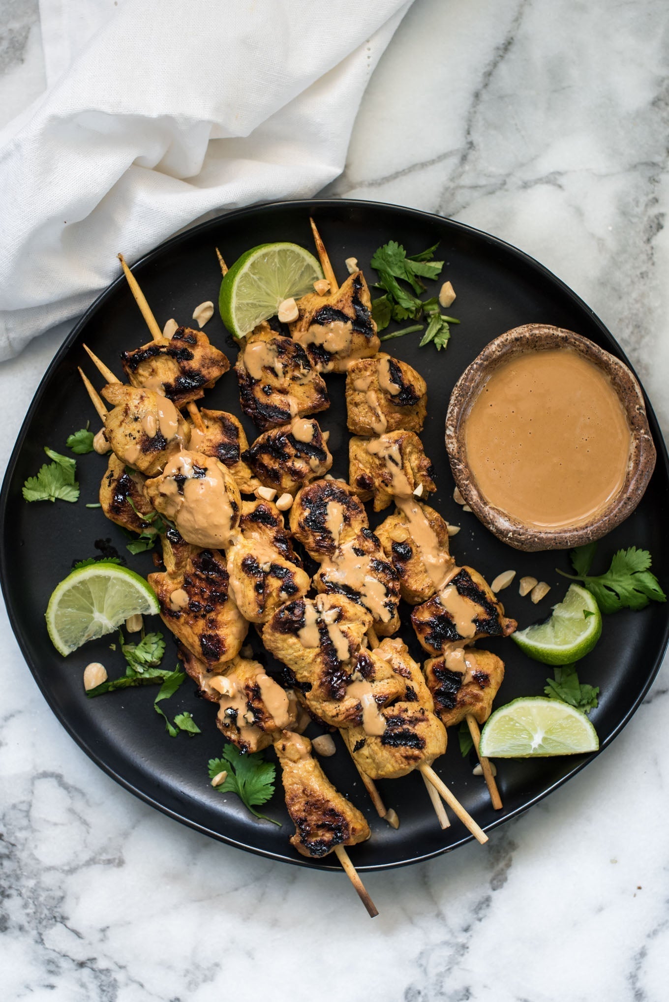 Honey Peanut Chicken Satay