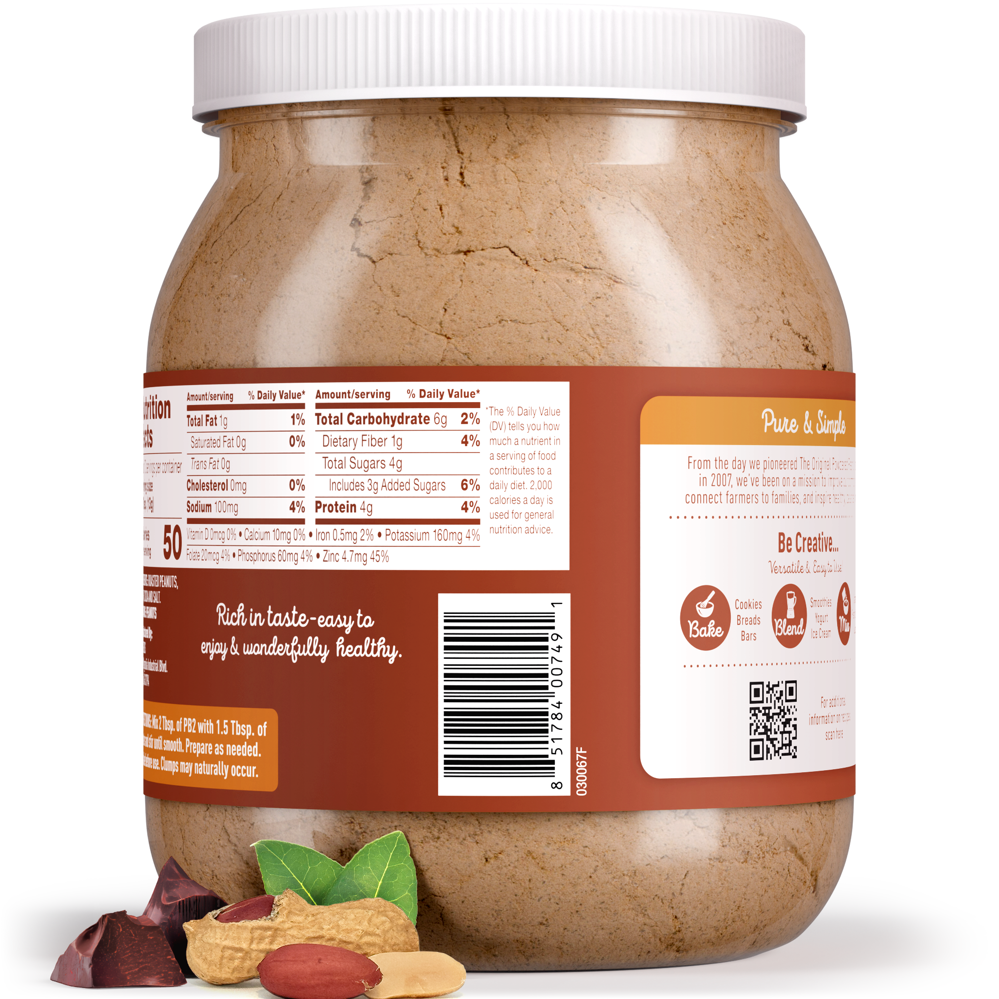 PB2 - Powdered Peanut Butter - Cocoa