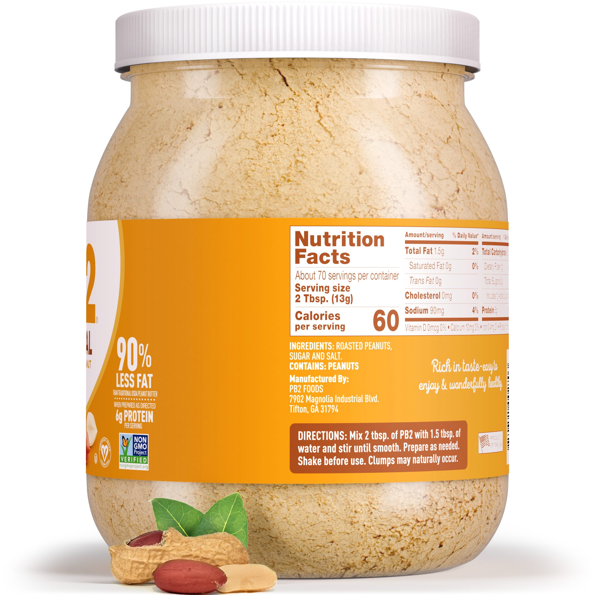 PB2 - Powdered Peanut Butter - Original