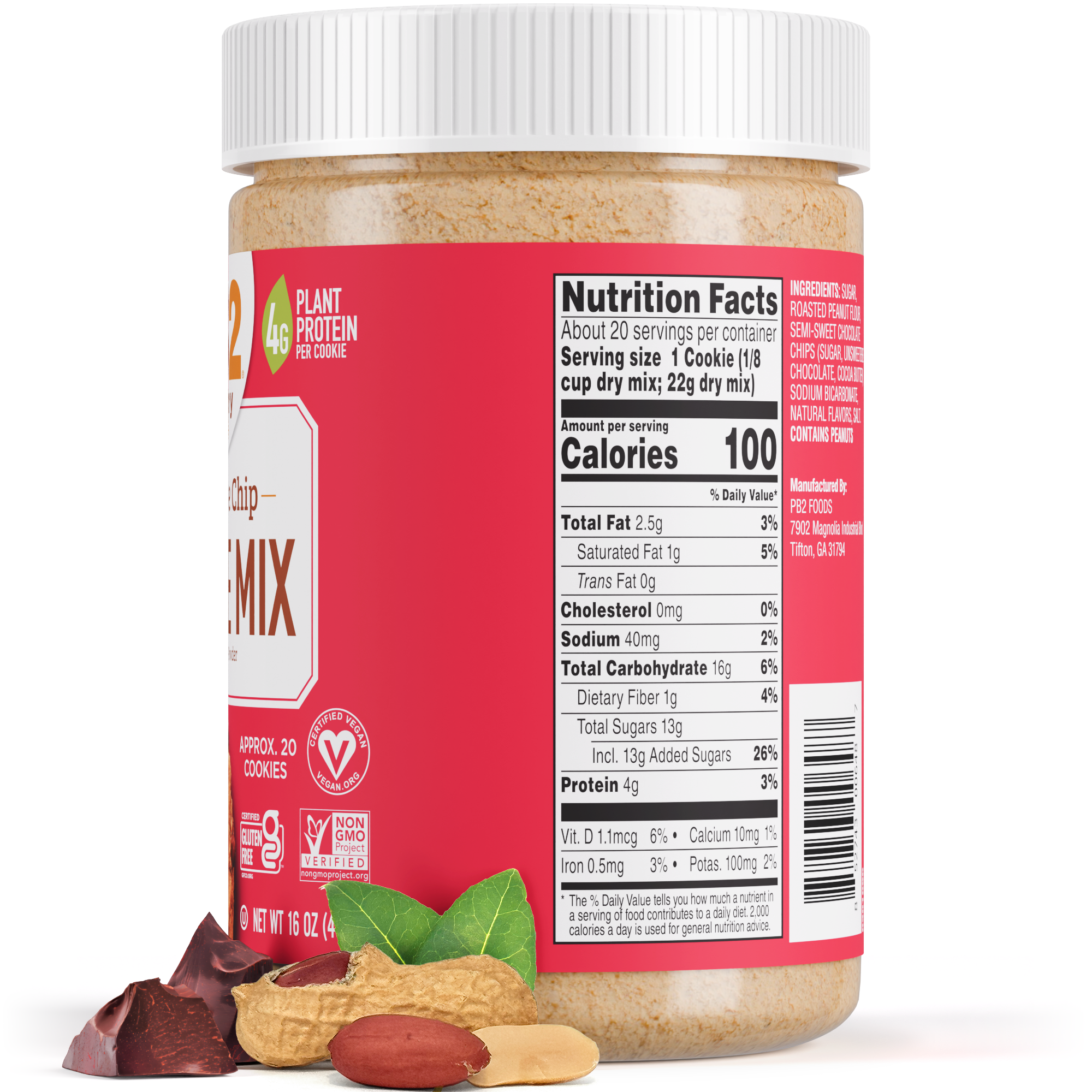 PB2 Pantry - Chocolate Chip Cookie Mix