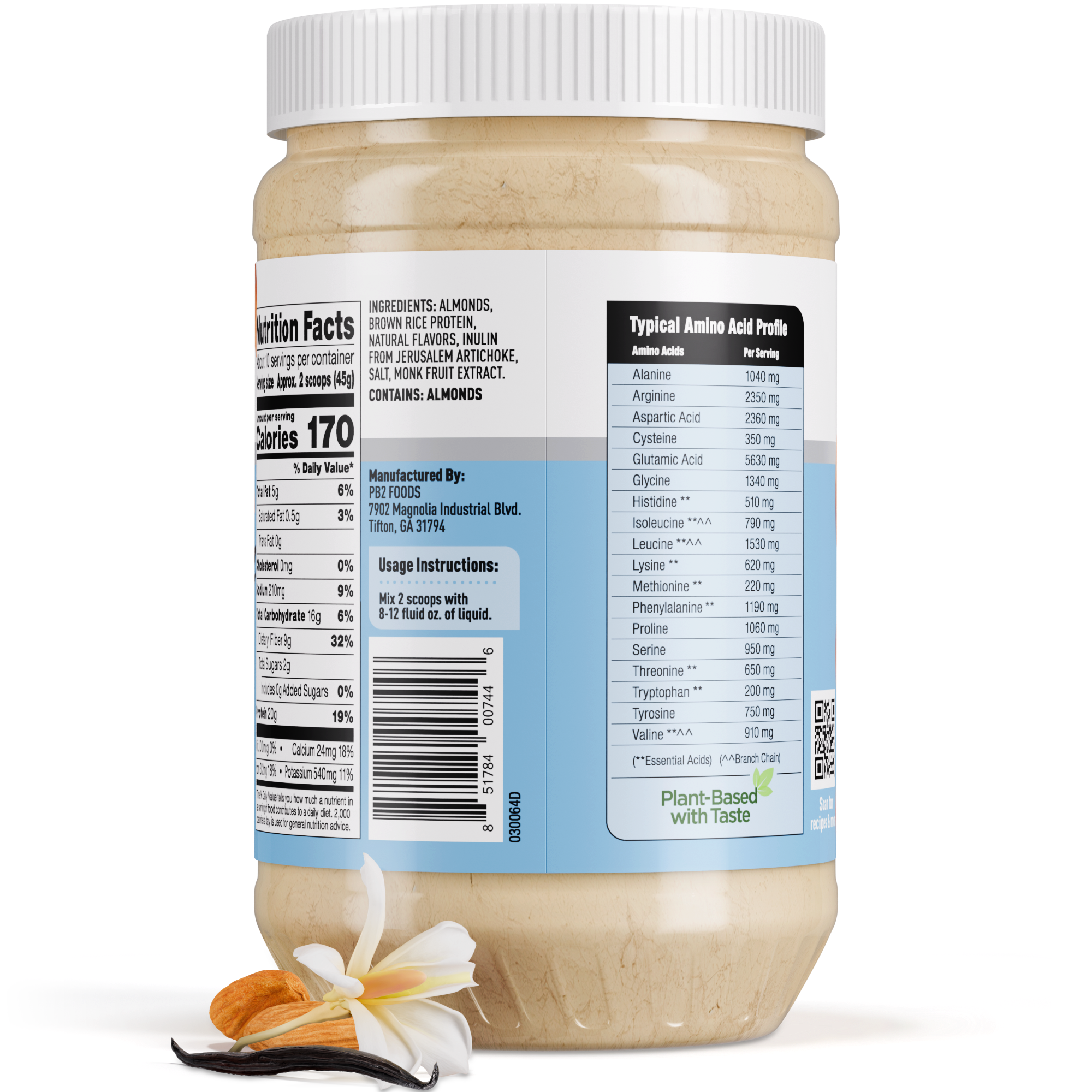PB2 Performance - Almond Protein with Vanilla