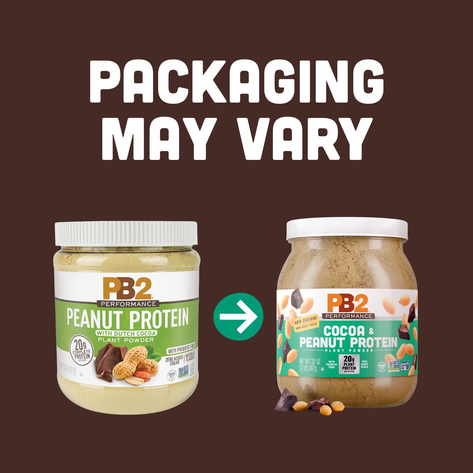 PB2 Special Bundle - Performance Peanut with Cocoa and Peanut with Vanilla
