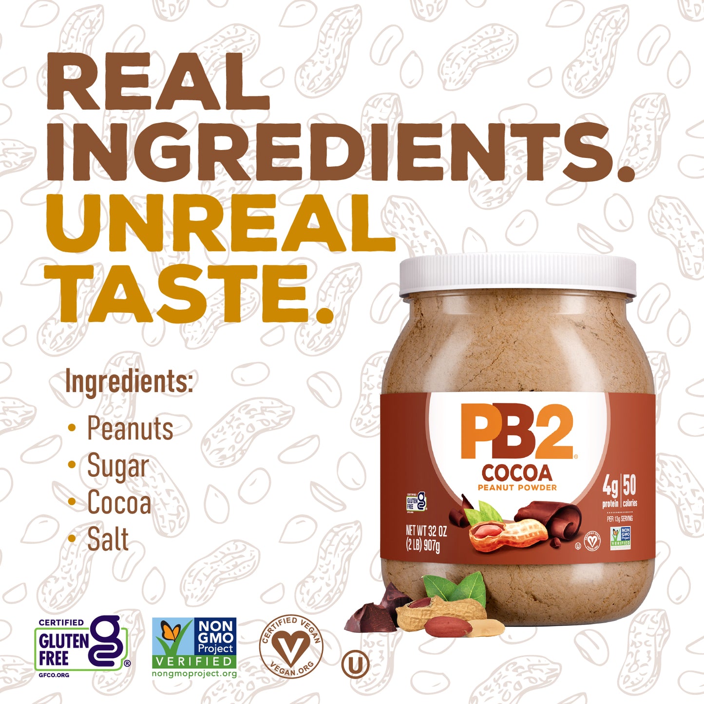 PB2 - Powdered Peanut Butter - Cocoa