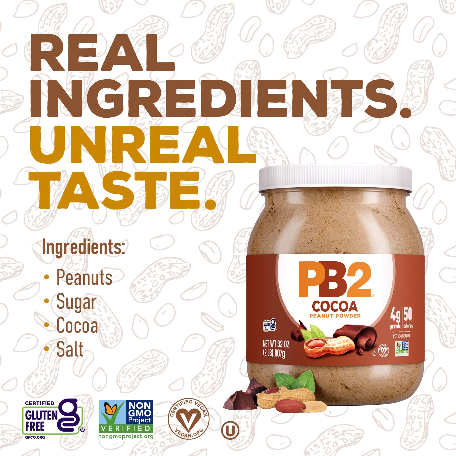 PB2 - Powdered Peanut Butter - Cocoa