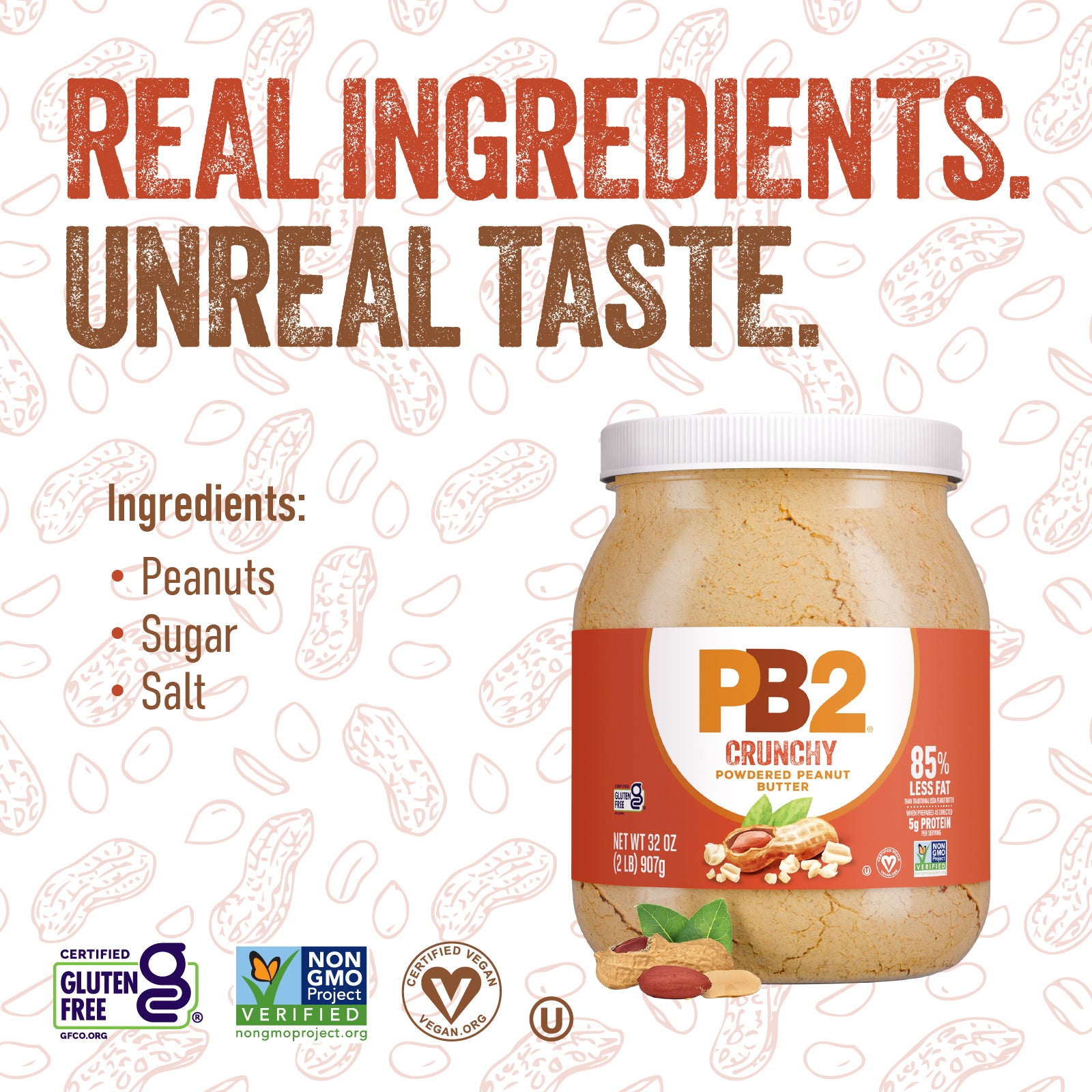 PB2 Special Bundle - 32 oz - Original and Crunchy