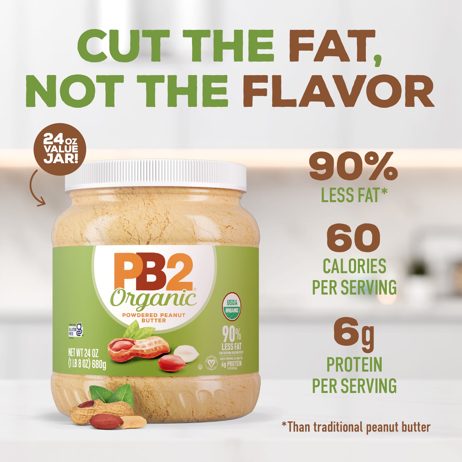 PB2 - Powdered Peanut Butter - Organic