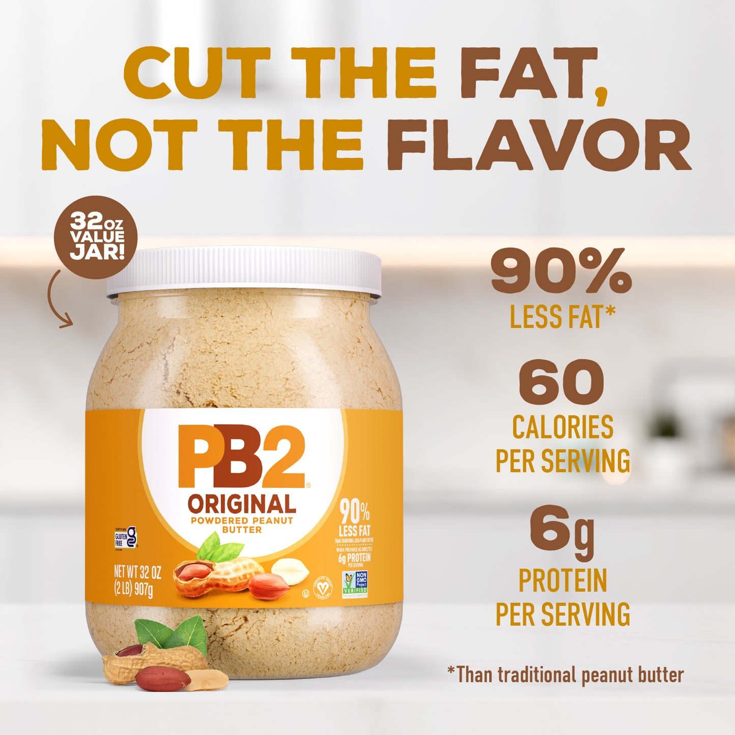 PB2 Special Bundle - 32 oz - Original and Crunchy