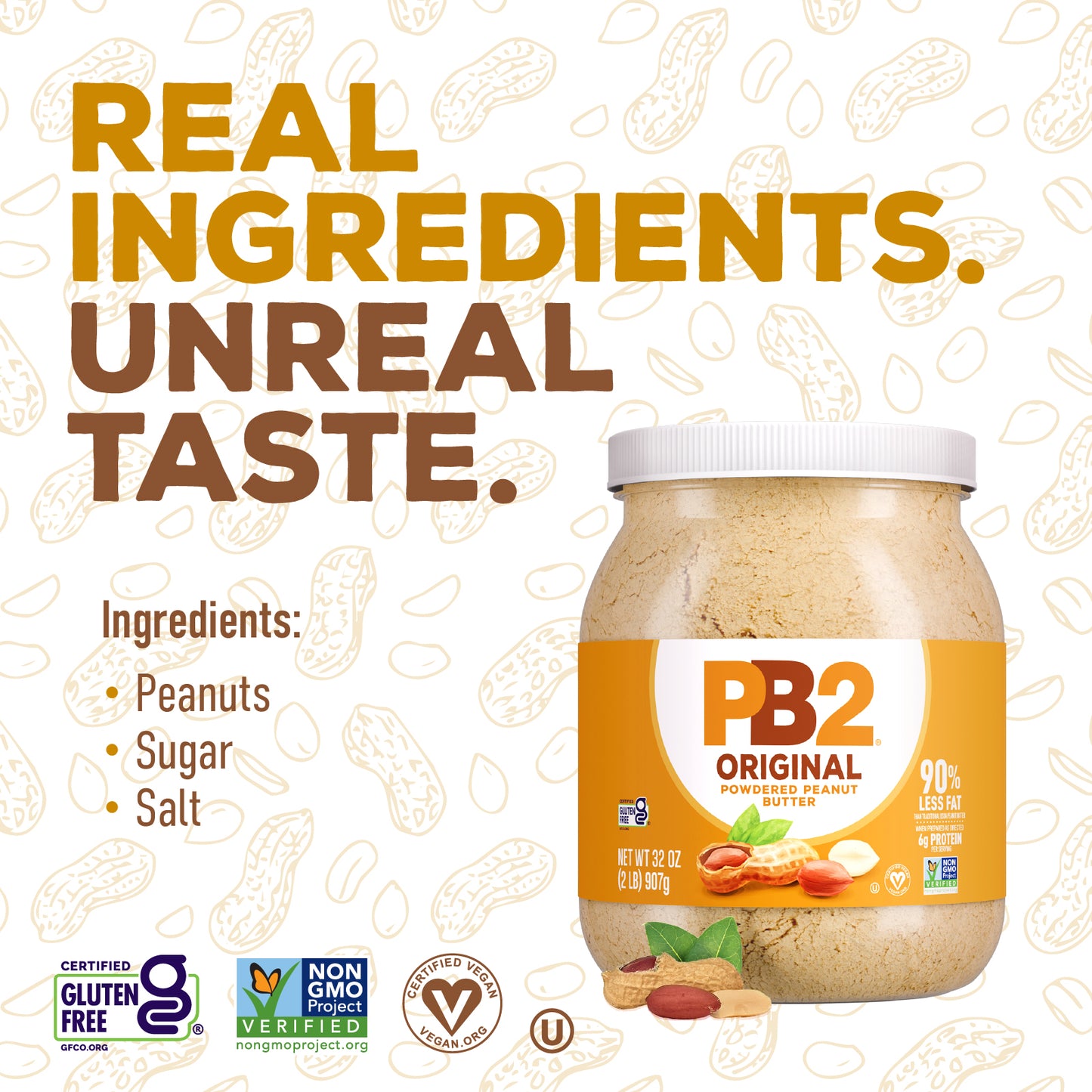 PB2 Special Bundle - 32 oz - Original and Crunchy