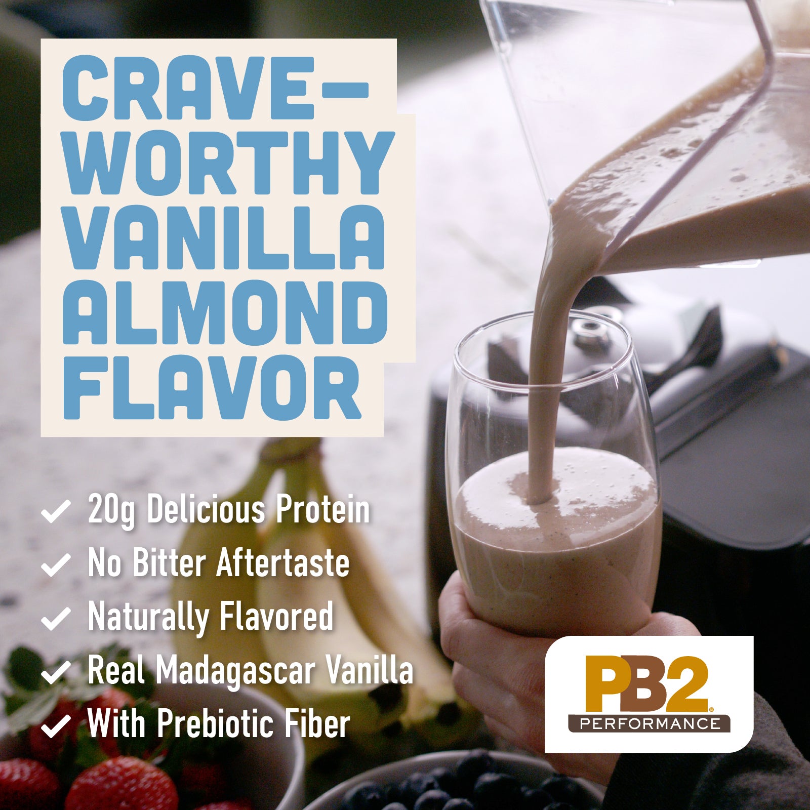 PB2 Performance - Almond Protein with Vanilla